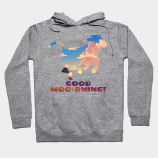 Good Moo-rning! Sunrise Leaping Calf Hoodie